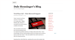 Desktop Screenshot of dalehenninger.com